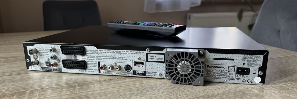 Panasonic DMR-EX77 #Nagrywarka DVD HDD #160GB #HDMI #SD #Dv-in #Pilot
