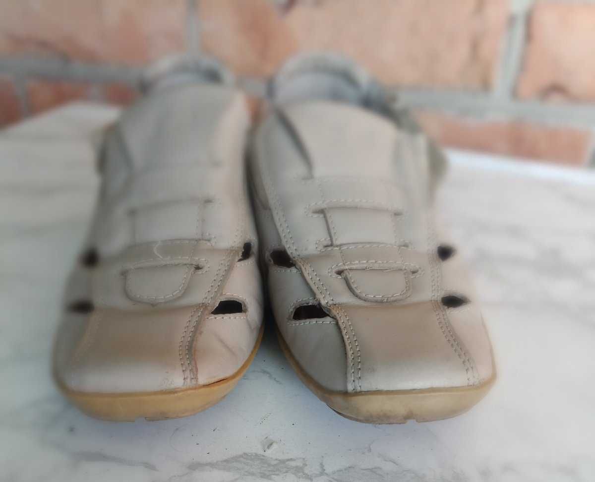 Детские кожаные туфли сандалии р.33-34, 21-21,5 см.