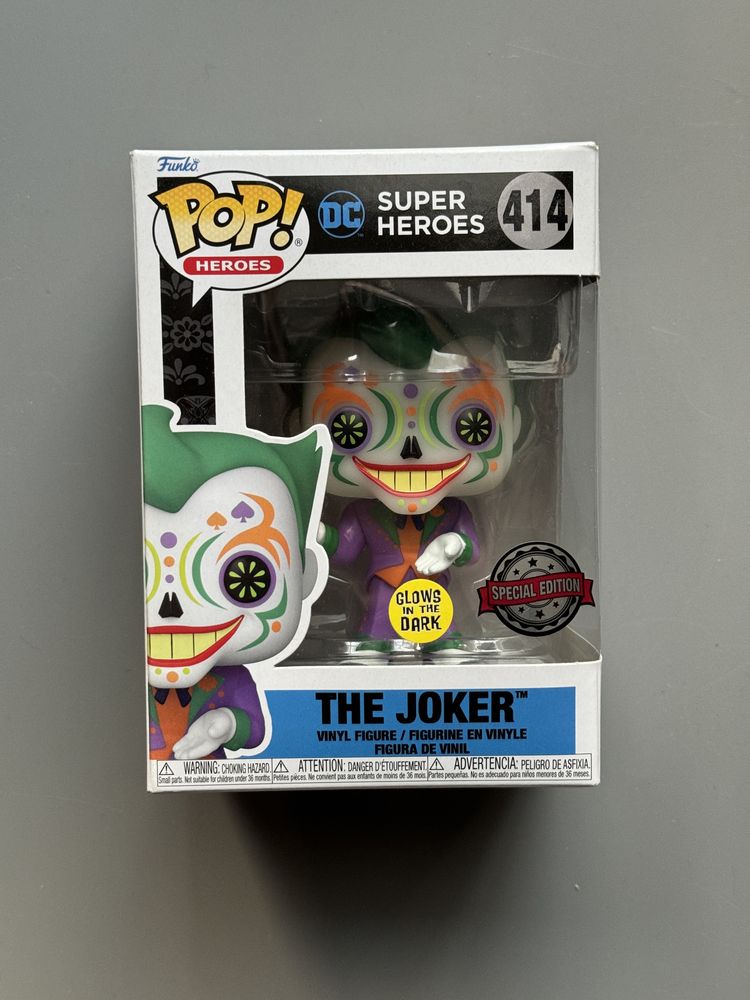 Figurka Funko POP DC Super Heroes Joker Glow in the dark GITD 414