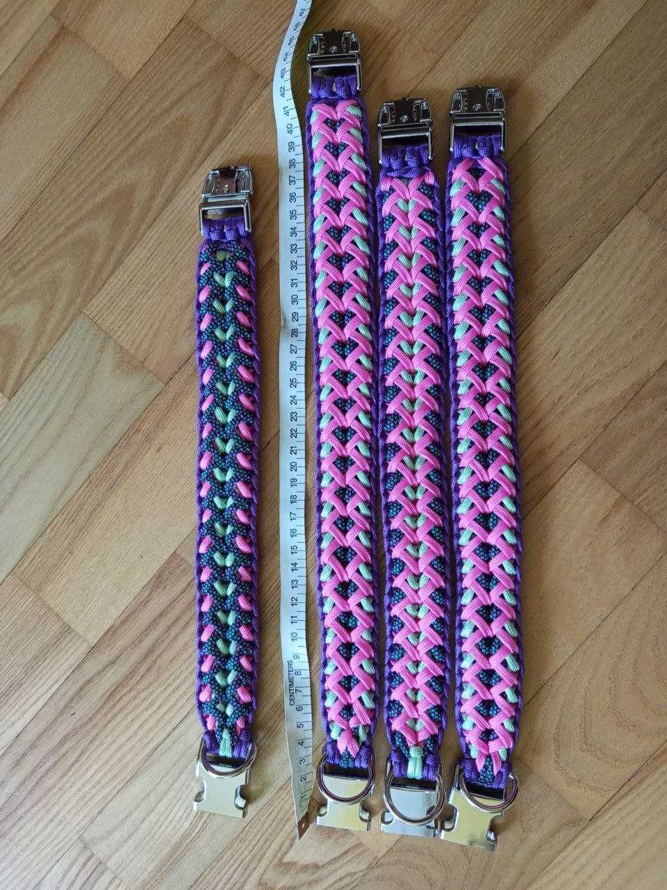obroża handmade pleciona z linki paracord piękna! WYPRZEDAŻ
