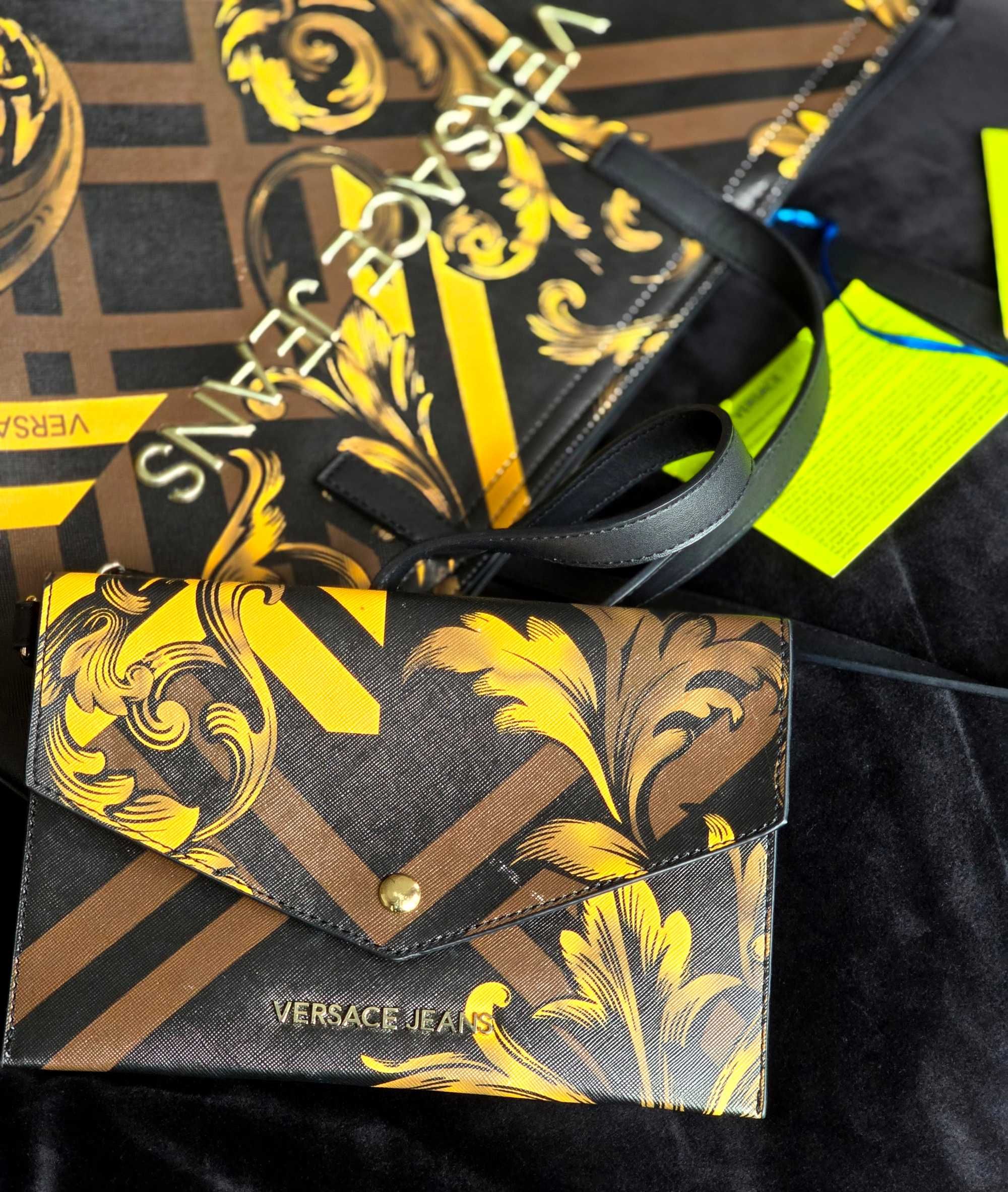 Versace Jeans Oryg. torba wzór Leultowy model baroque XXL  kosmetyczka