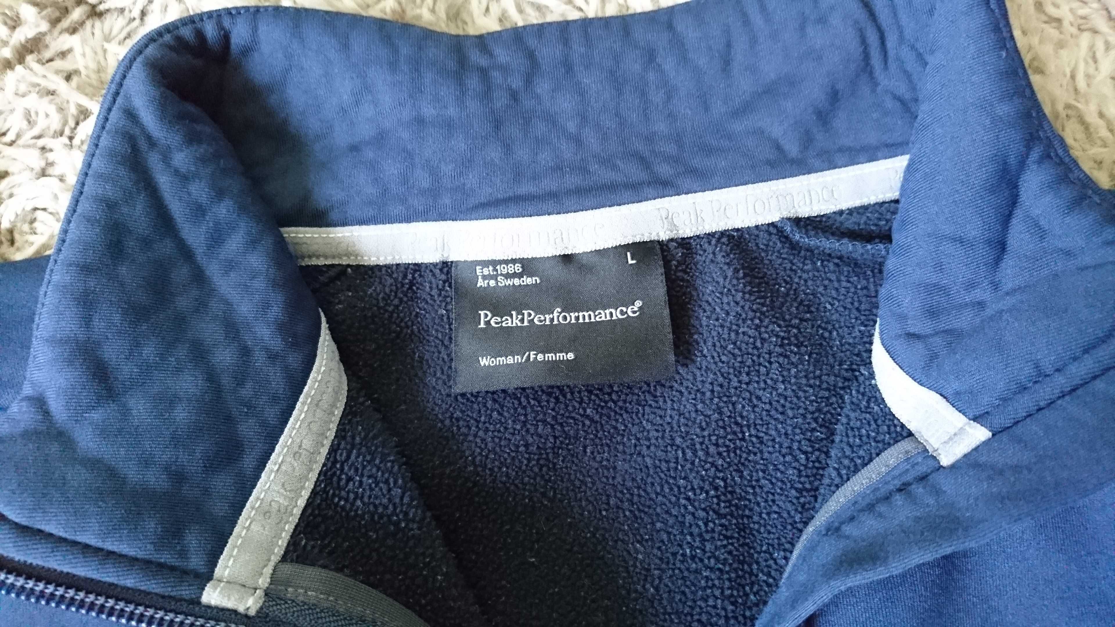 Peak Performance Hoodie Jacket Womens Sizzler Z Navy M