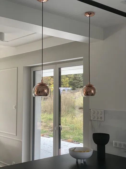 Lampy miedziane 2 szt