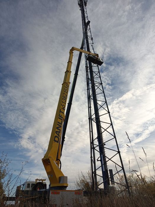 Wynajem podnośnik koszowy, zwyżka 45m, 53m, 61m, 70m