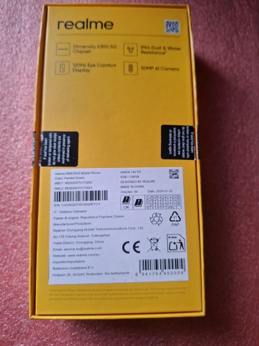 Realme 14x 5G, 6/128, NFC, як новий