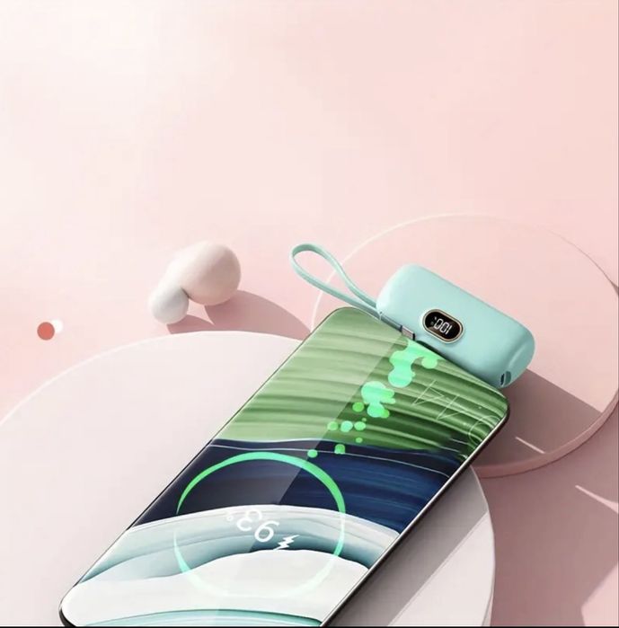 Міні Портативний Павербанк для Iphone / Android 5000 mAh Powerbank