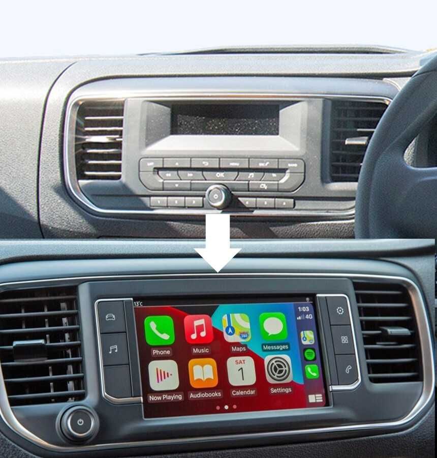 KOMPLET Radio NAC Jumpy, Expert, Proace - Android Auto / Carplay