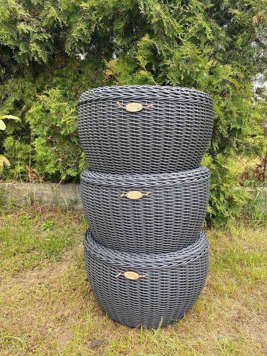 Кашпо, підвісні кашпо, плетена корзина, дровниця