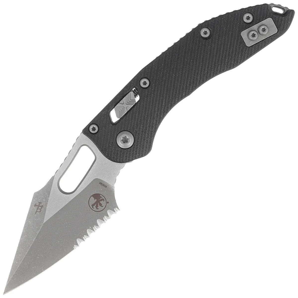 Nóż składany Microtech Stitch S/E Fluted Black G10, Apocalyptic P/S M3