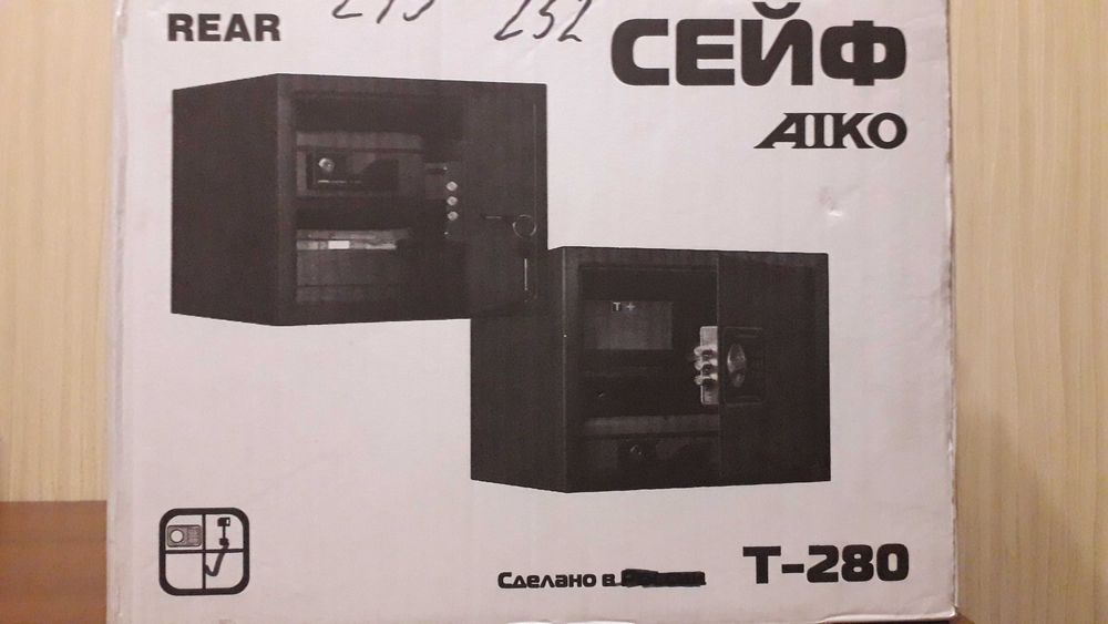 Сейф АІКО модель Т 280 KL