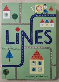 Melinda Beck "Lines" książeczka twarda o liniach po angielsku