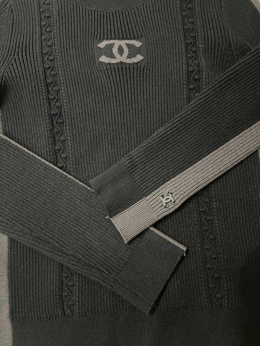 Chanel golf z wełny – ponadczasowa klasyka w czerni