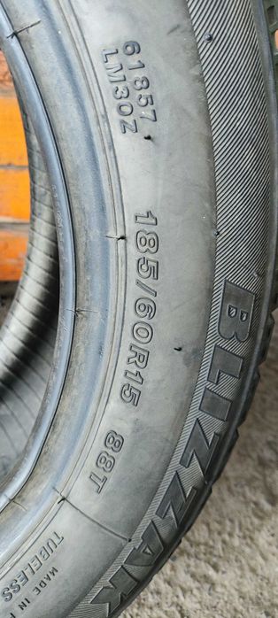 БЕЗ ПРЕДОПЛАТ/Резина/Колеса Bridgestone 185 60 R15 88T Зима №100