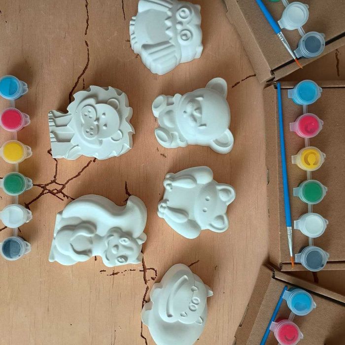 Набір гіпсових виробів "Звірятка"