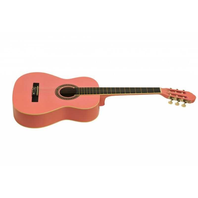 Gitara klasyczna Prima CG-1 3/4 Pink + 3 kostki gitarowe gratis