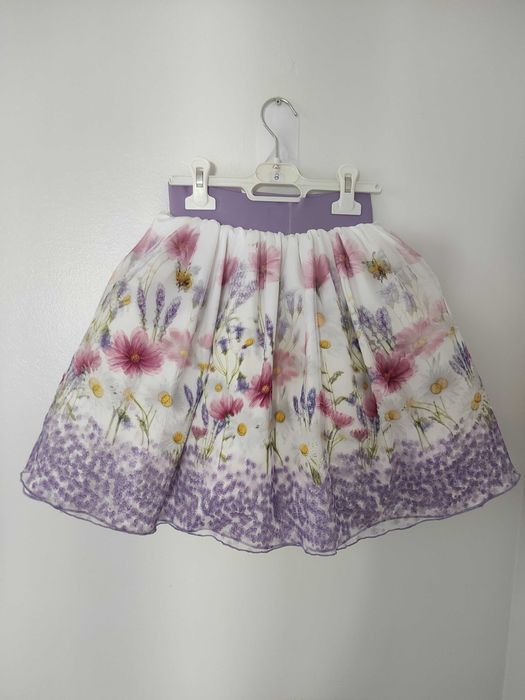 Saia tule Petite Fleur, 8 anos, NOVA