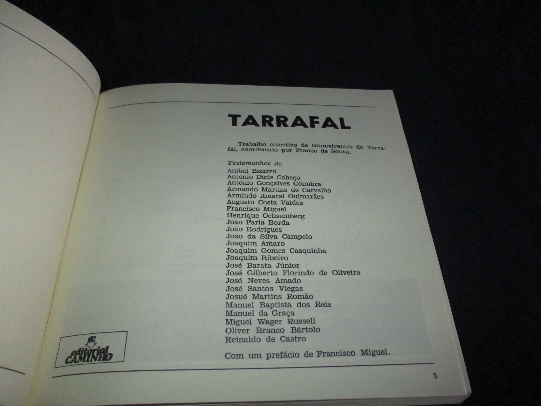 Livro Tarrafal Testemunhos 1978 Caminho