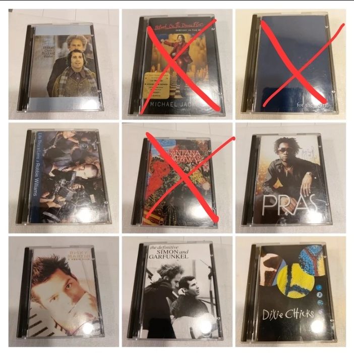 6 Títulos originais de Minidisc valor a pedido
