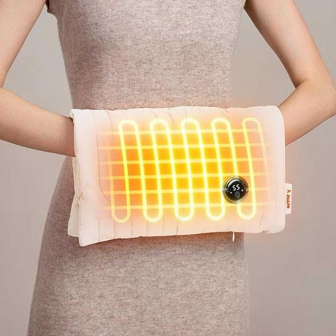 Ogrzewacz termofor podgrzewacz do rąk dłoni z powerbankiem beżowy