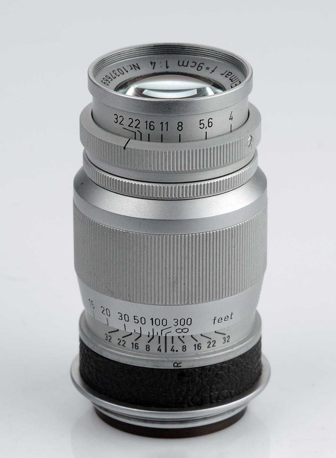 Leica Ernst Leitz Elmar f = 9 cm 1:4 портретник різьба m39