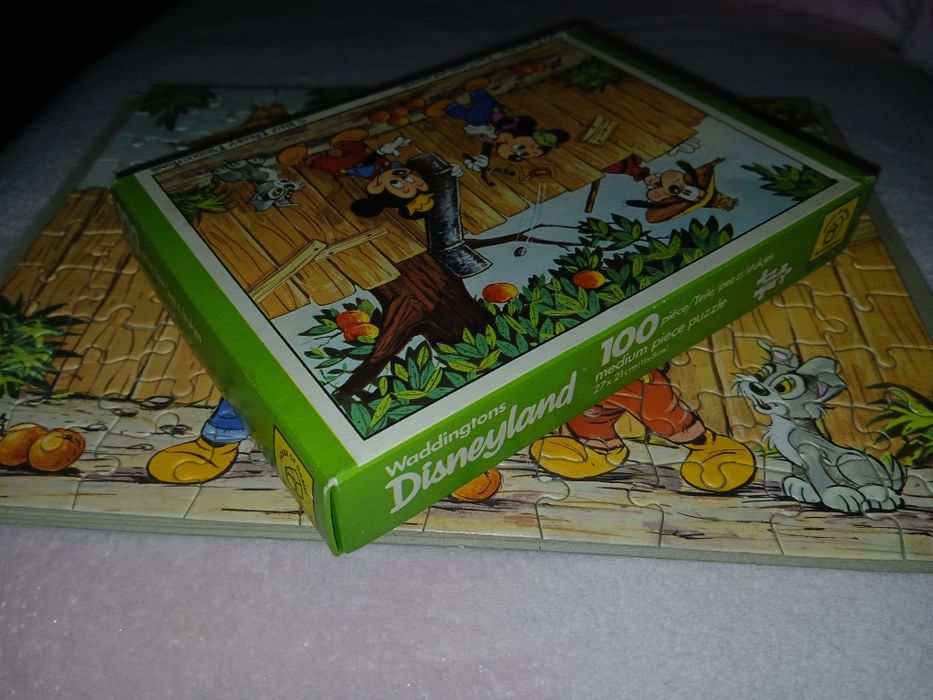 Vintage Puzzle Walt Disney firmy Waddingtons 100 sztuk
