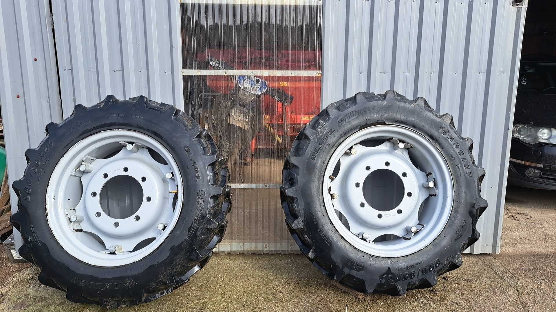 Koła 280/85R24 Barkley i 16.9 28 Mitas Zetor Proxima RADIAL