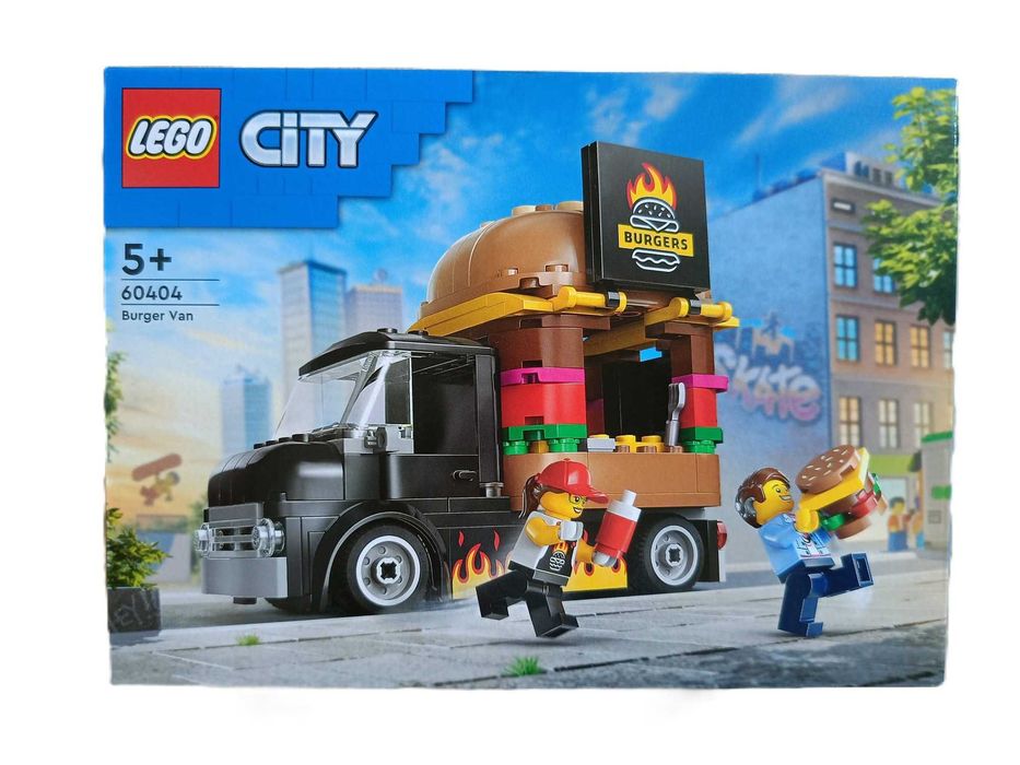 NOWY zestaw LEGO City 60404 Ciężarówka z hamburgerami