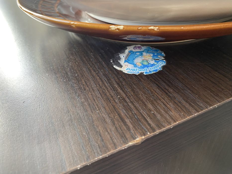 PRL, Pruszków, ceramika, stare, talerz, porcelana, patera, 32 cm