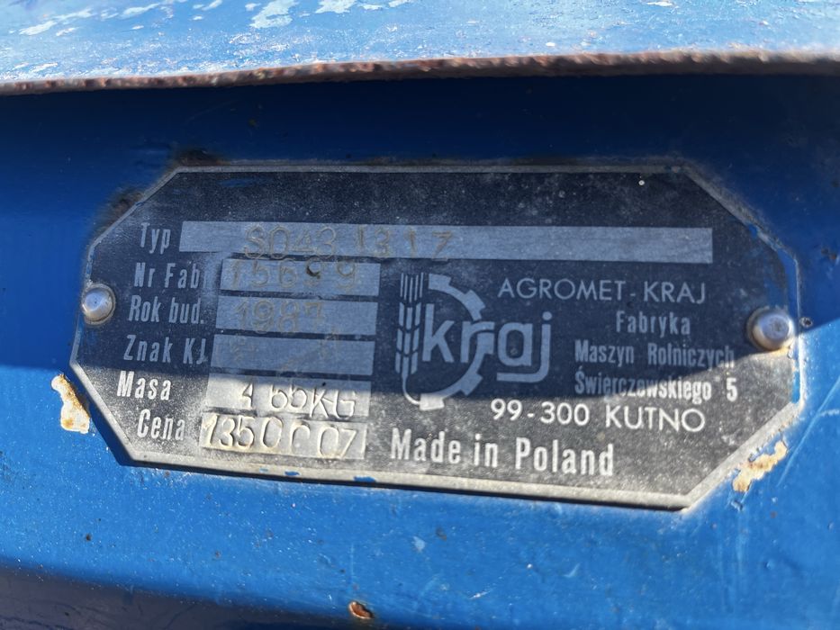 Zestaw uprawowo siewny rolmako 2.7m i poznaniak