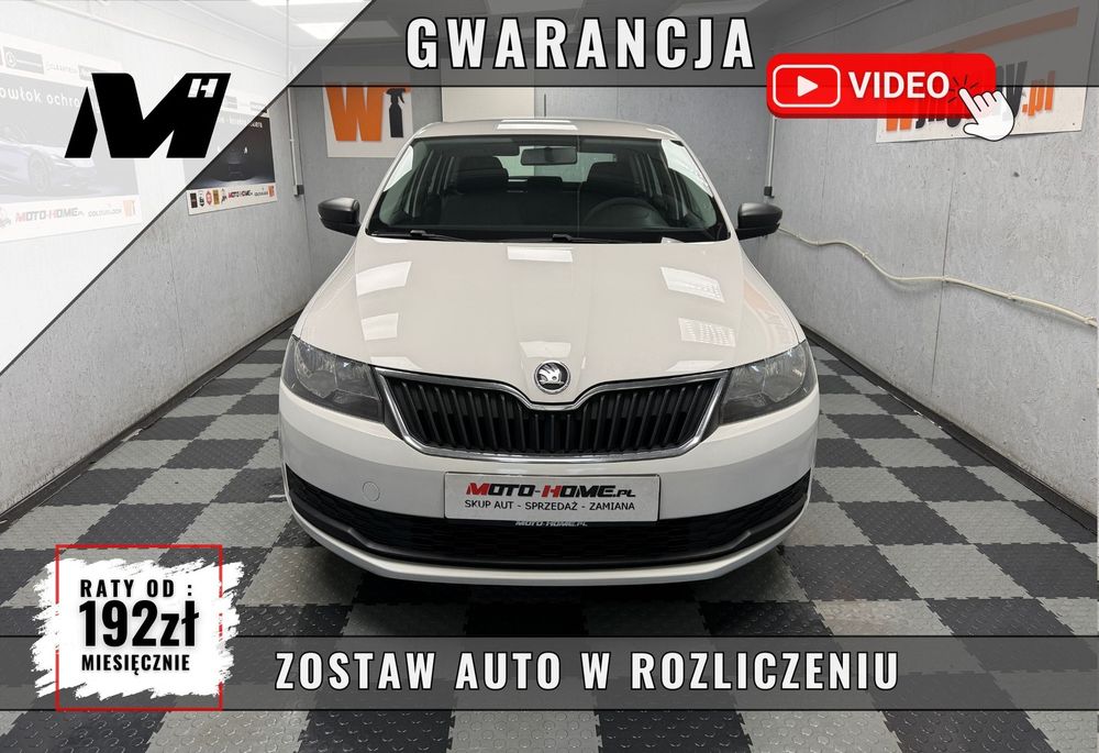 Skoda RAPID 1.6TDI 5L/100KM salon PL, pełna historia GWARANCJA