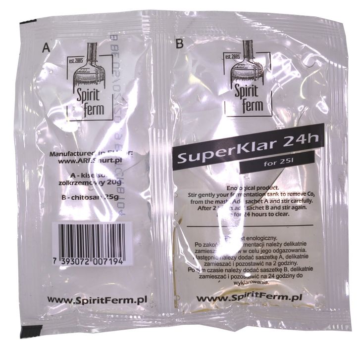 Spirit Ferm SUPER KLAR 24  10 szt
