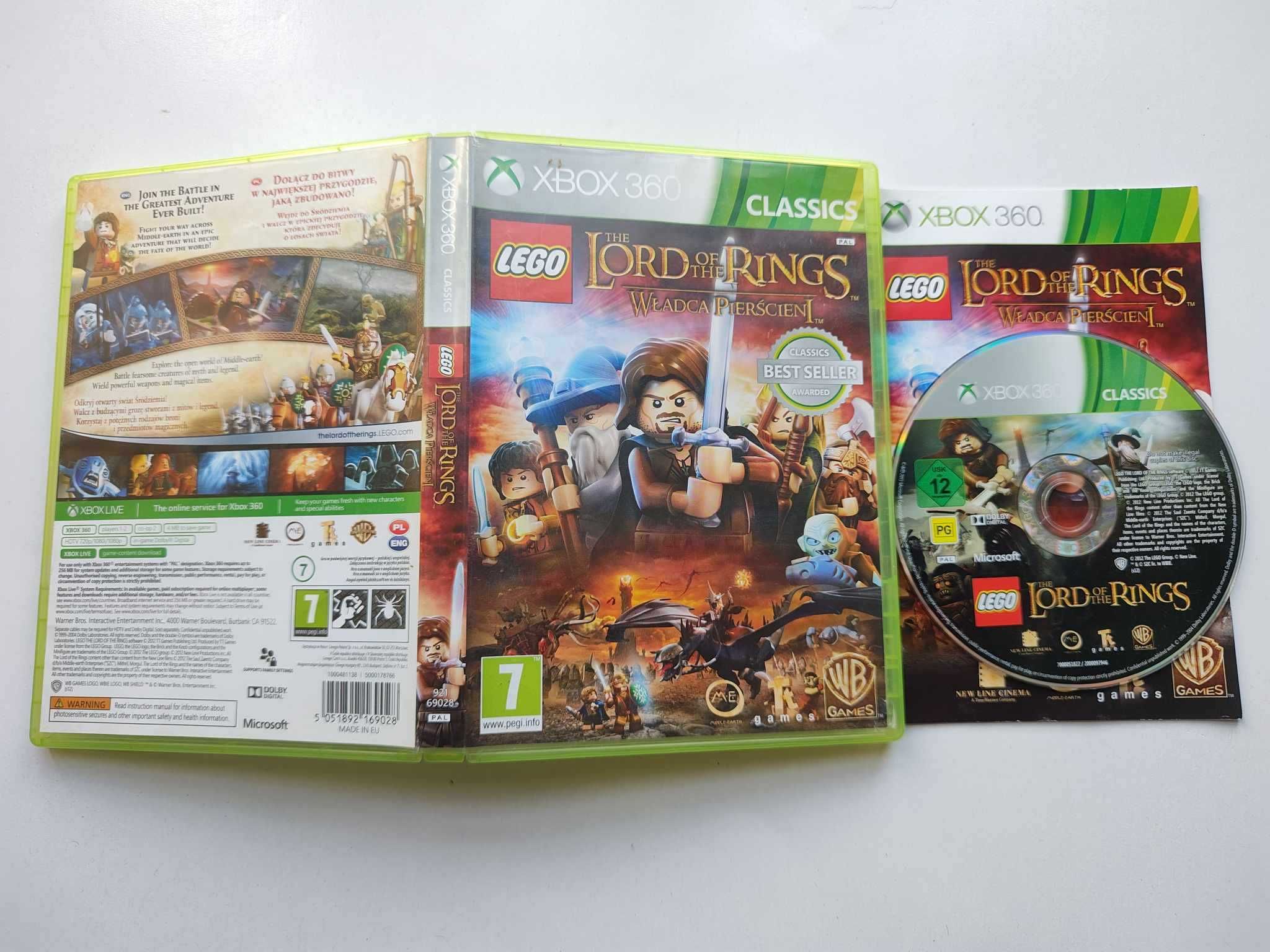 Gra Xbox 360 LEGO The Lord of the Rings PL