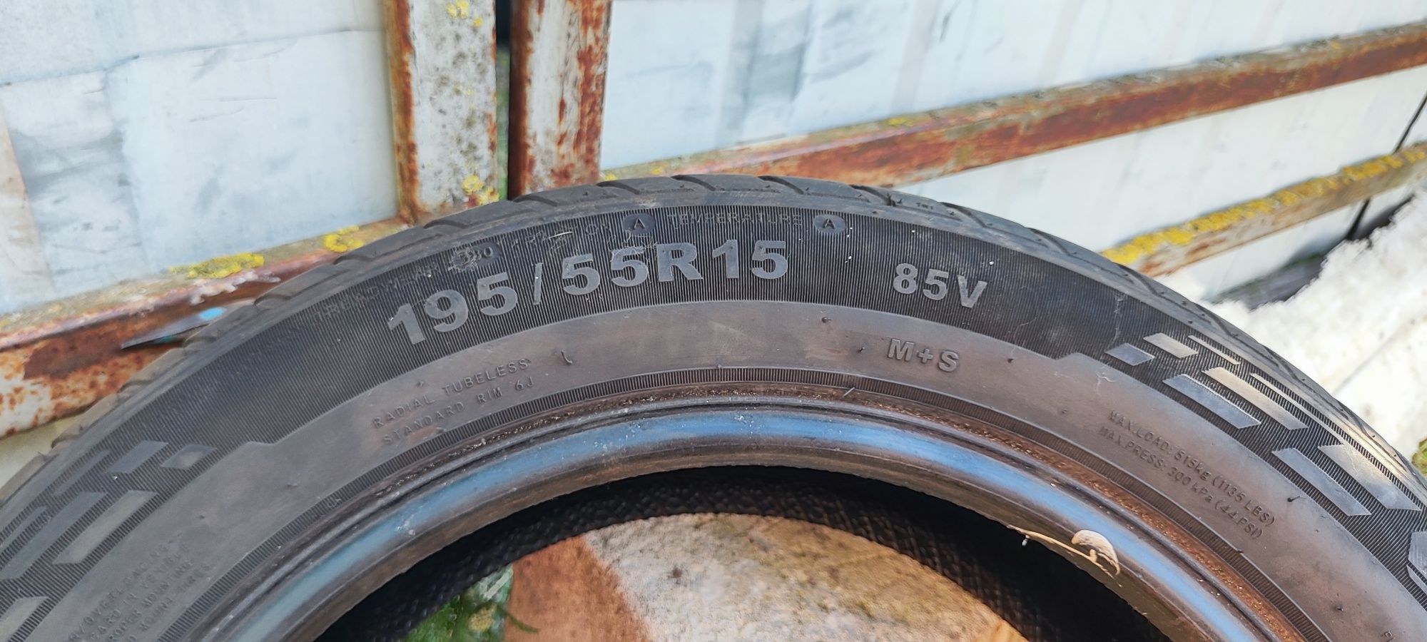 Літня резина б/у 195/55 r15