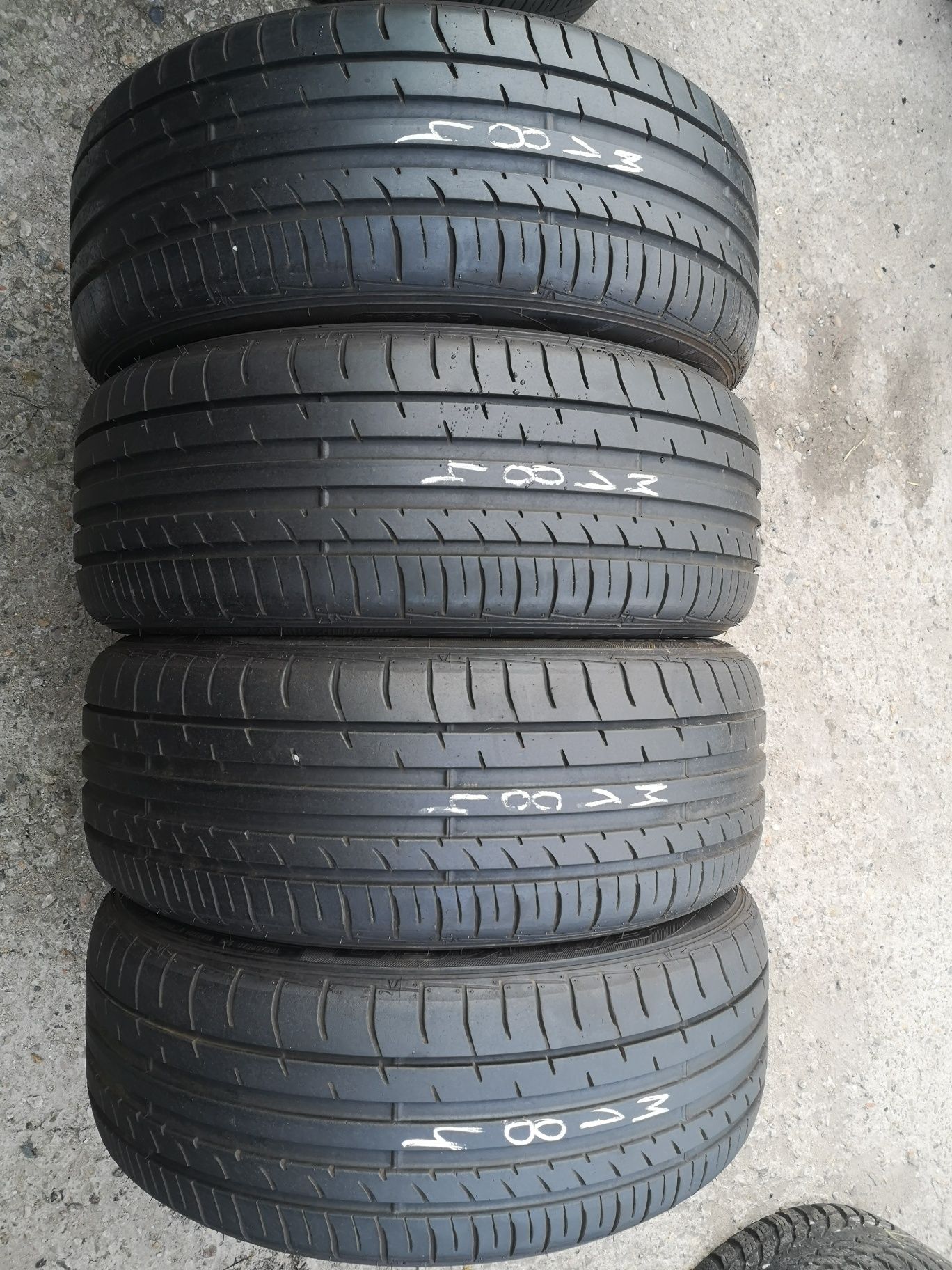 Opony letnie 215/50/18 Falken 4szt 6,4mm