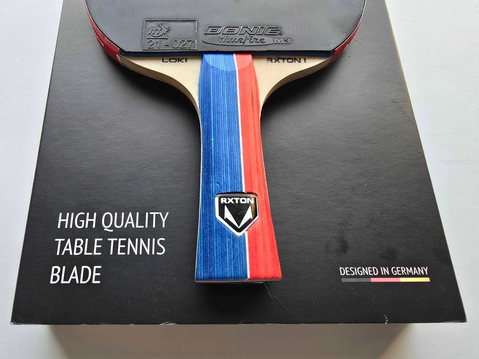 RAKIETKA CARBON OFF Donic Bluefire Andro Hexer Power Grip SFX! 5