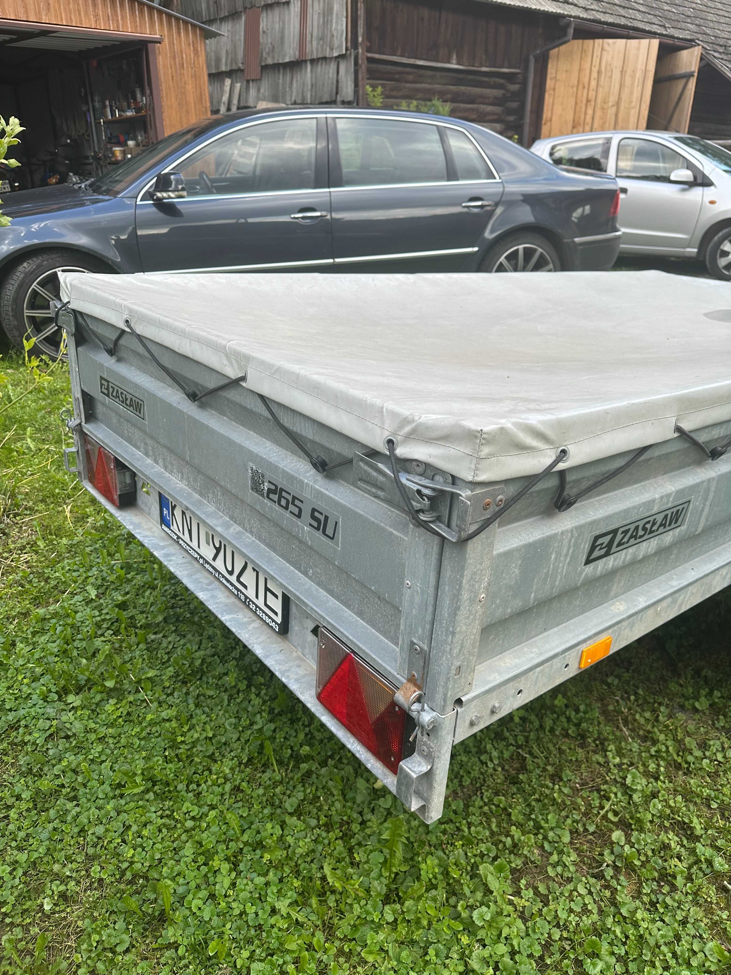 Przyczepa towarowa 265SU + plandeka płaska