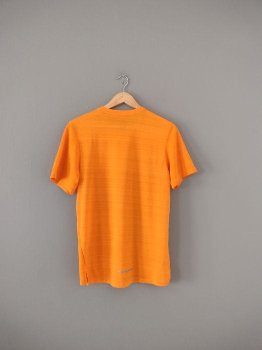 Pomarańczowy T-shirt Koszulka Nike Running Dri-fit S
