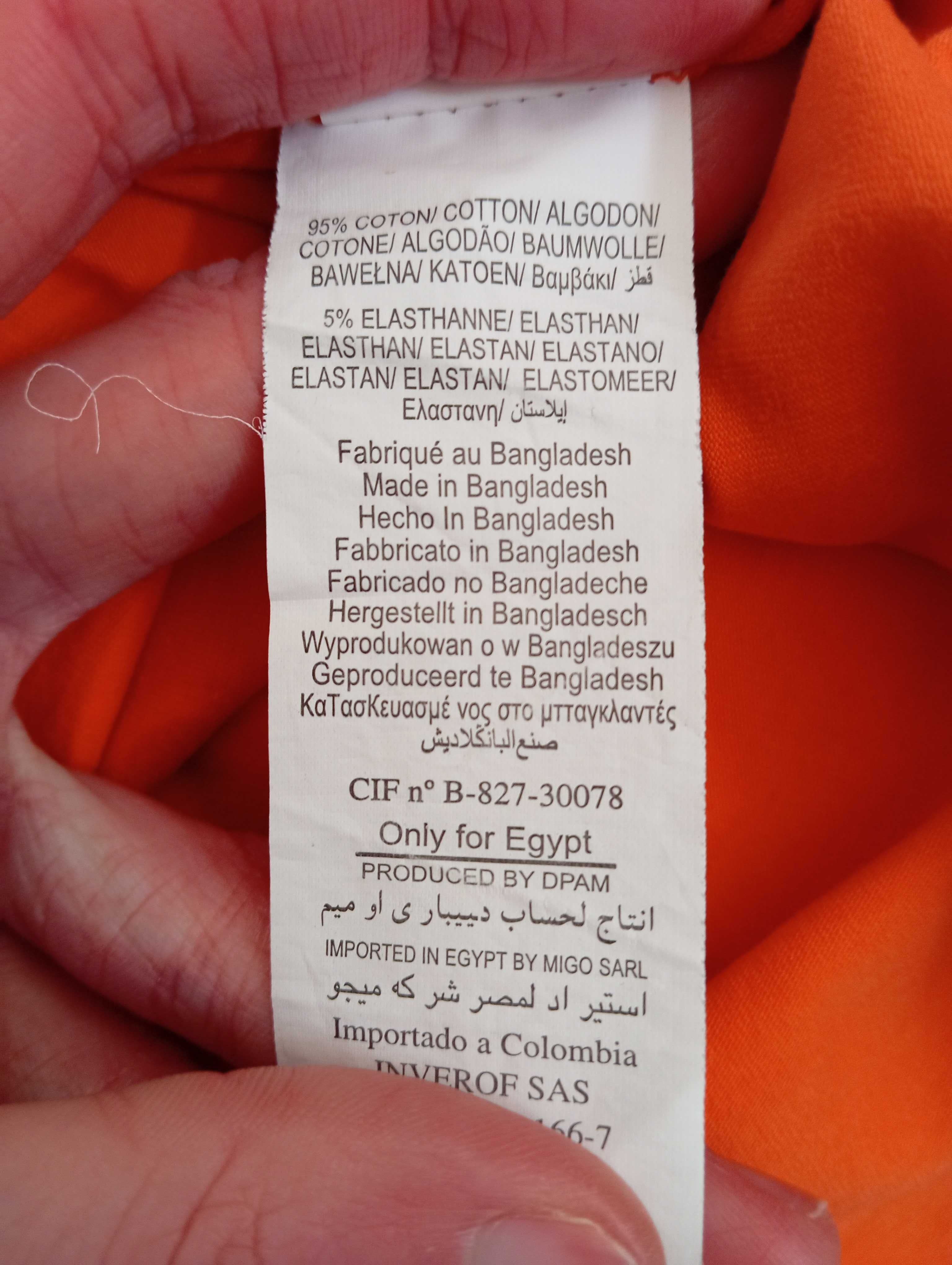 T-shirt laranja -  DPAM