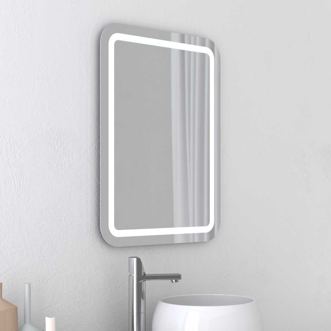 NOWE Lustro ŁAZIENKOWE z Oświetleniem LED Perfekt Plus 60/80cm Wrocław