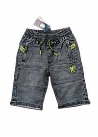 Krótkie spodenki szorty jeansowe dla chłopca nowy 182-188