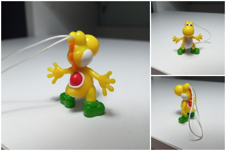 Yoshi Amarelo ( Super Mario ) Boneco Porta-Chaves