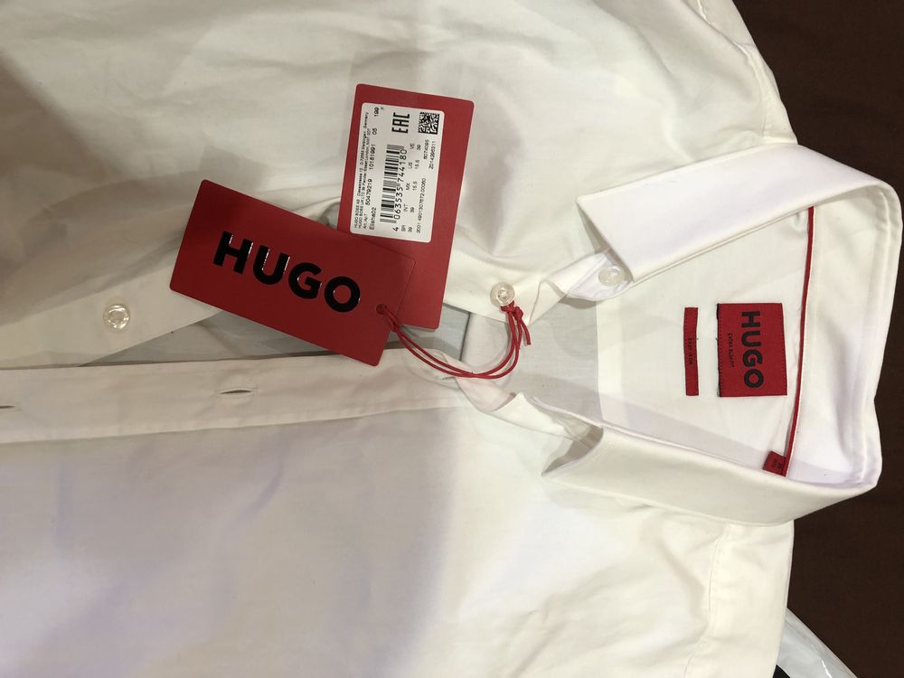 Белая рубашка Hugo