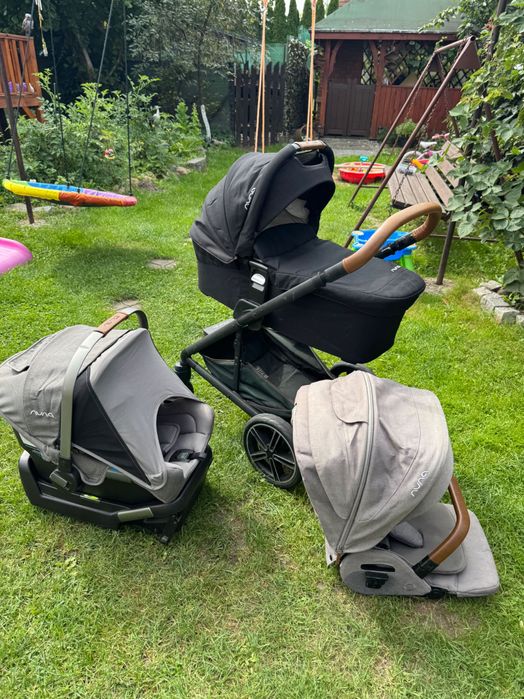 Wózek Nuna MIXX next i fotelik z bazą Nuna PIpa