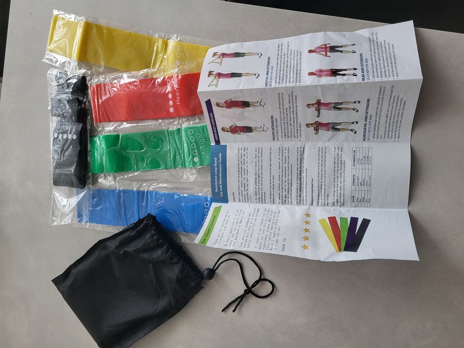 Резинка,гумка, еспандер для фітнесу набір новий в чохлі.