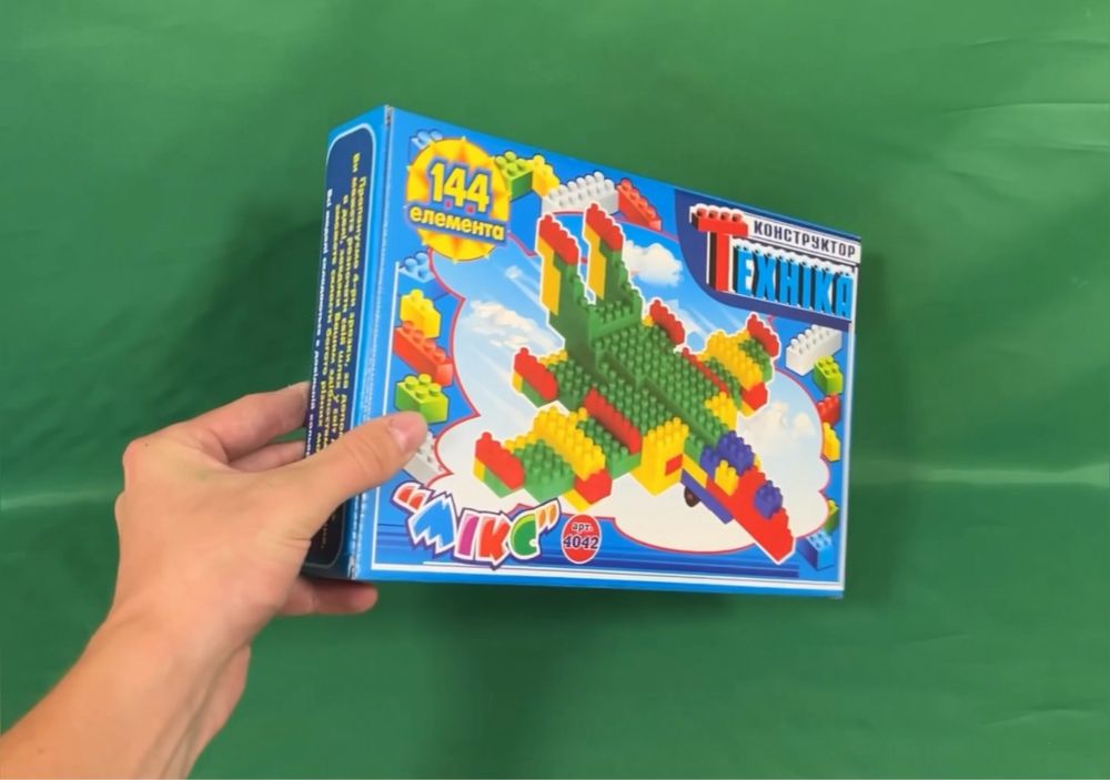 Конструктор Мікс- техніка на 144 елементи | Набір типу Лего | Іграшки