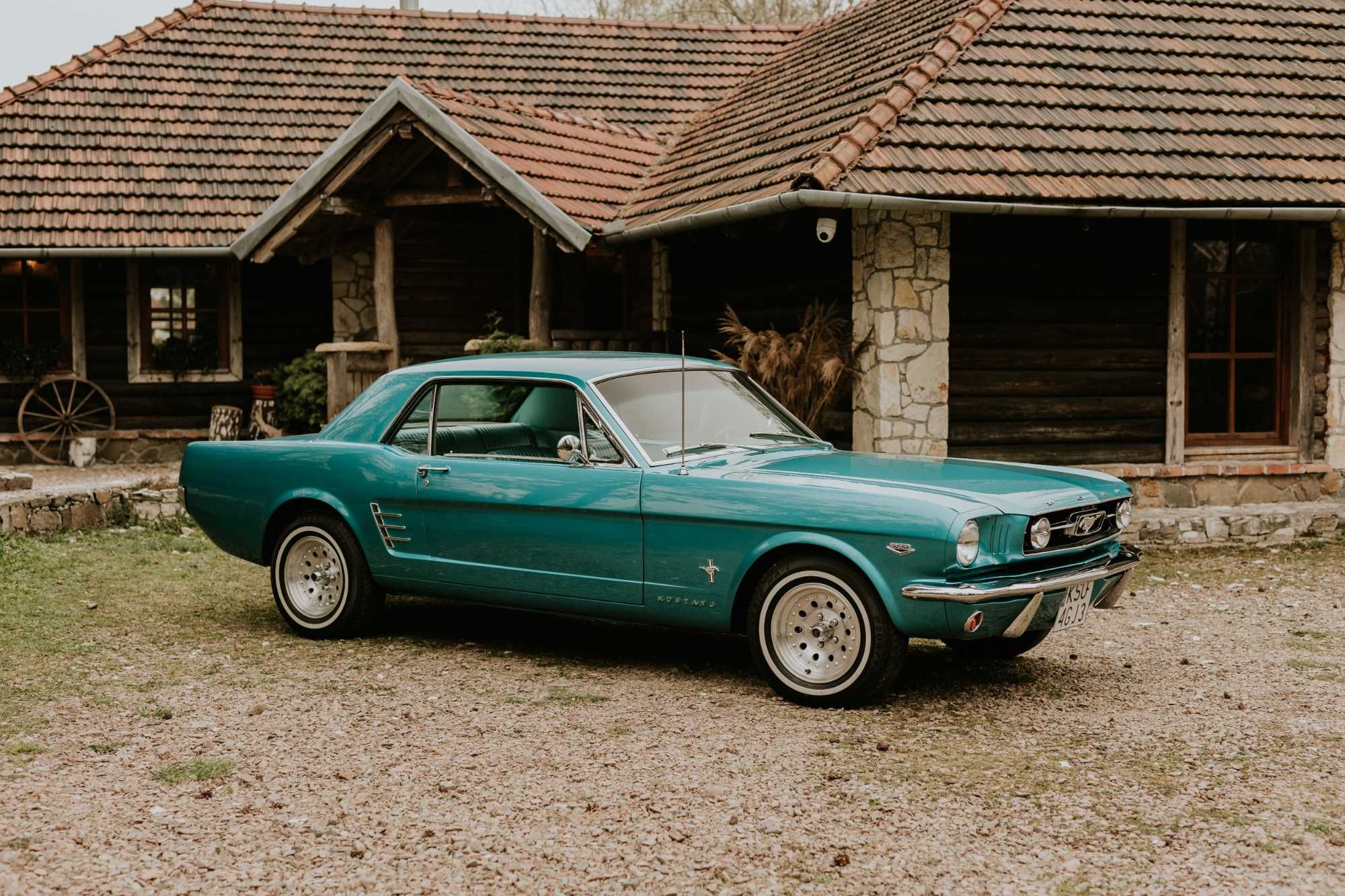 Zabytkowy samochód do Ślubu! Mustang 1966 - Klasyk!