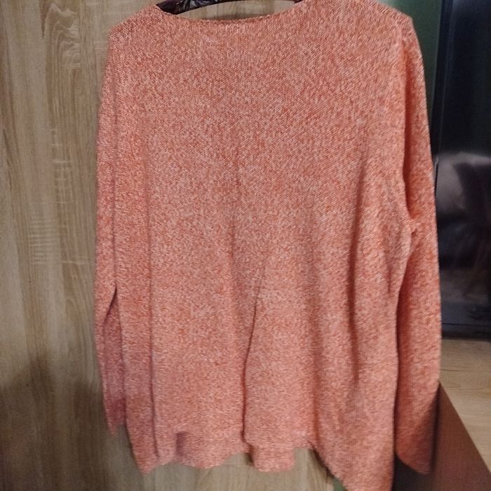 Sweter bluzka damska dekolt długi rękaw XXL