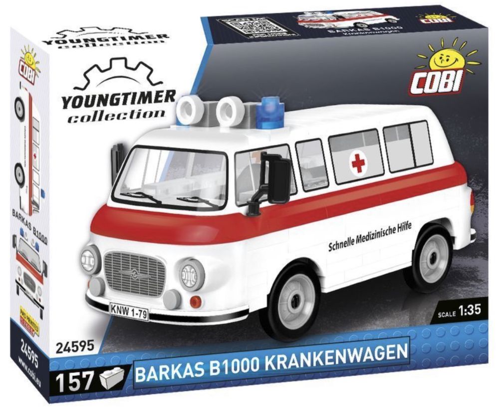 Klocki cobi 24595 Barkas B1000 Krankenwagen