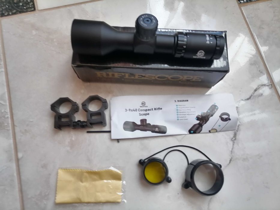 Midten 3-9x40Tac. Новий оптичний приціл мінік.