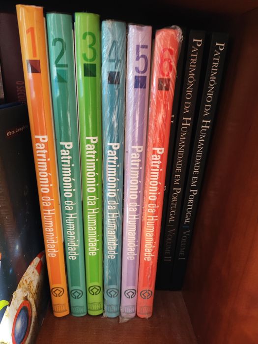 Coleção livros património da humanidade UNESCO novos seis volumes